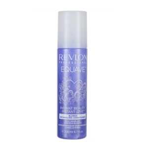 Revlon Кондиционер несмываемый 2-х фазный для блондированных, обесцвеченных, мелированных, седых волос Equave Instant Beauty Blonde, 200мл